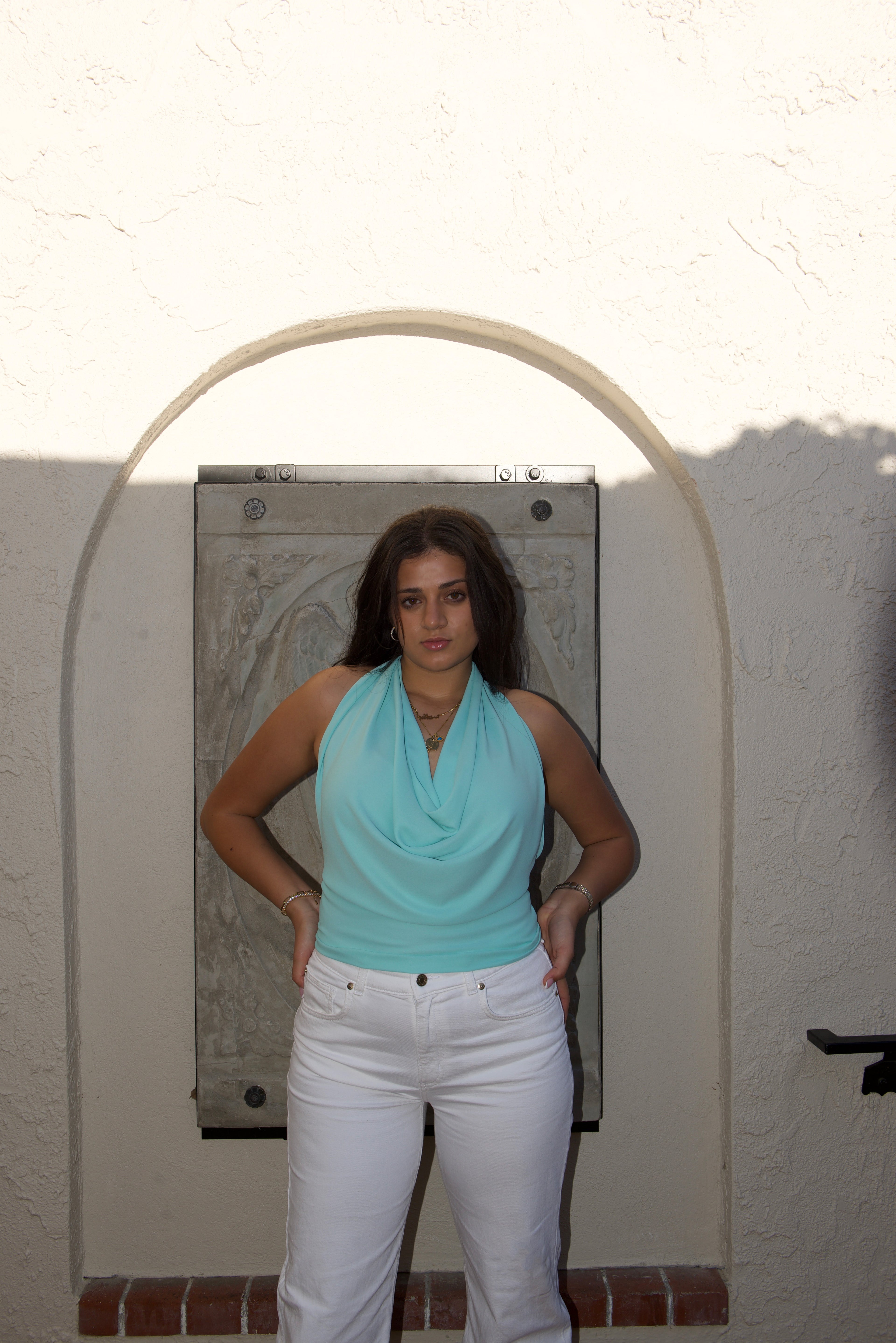 Yara Cowl Neck Top