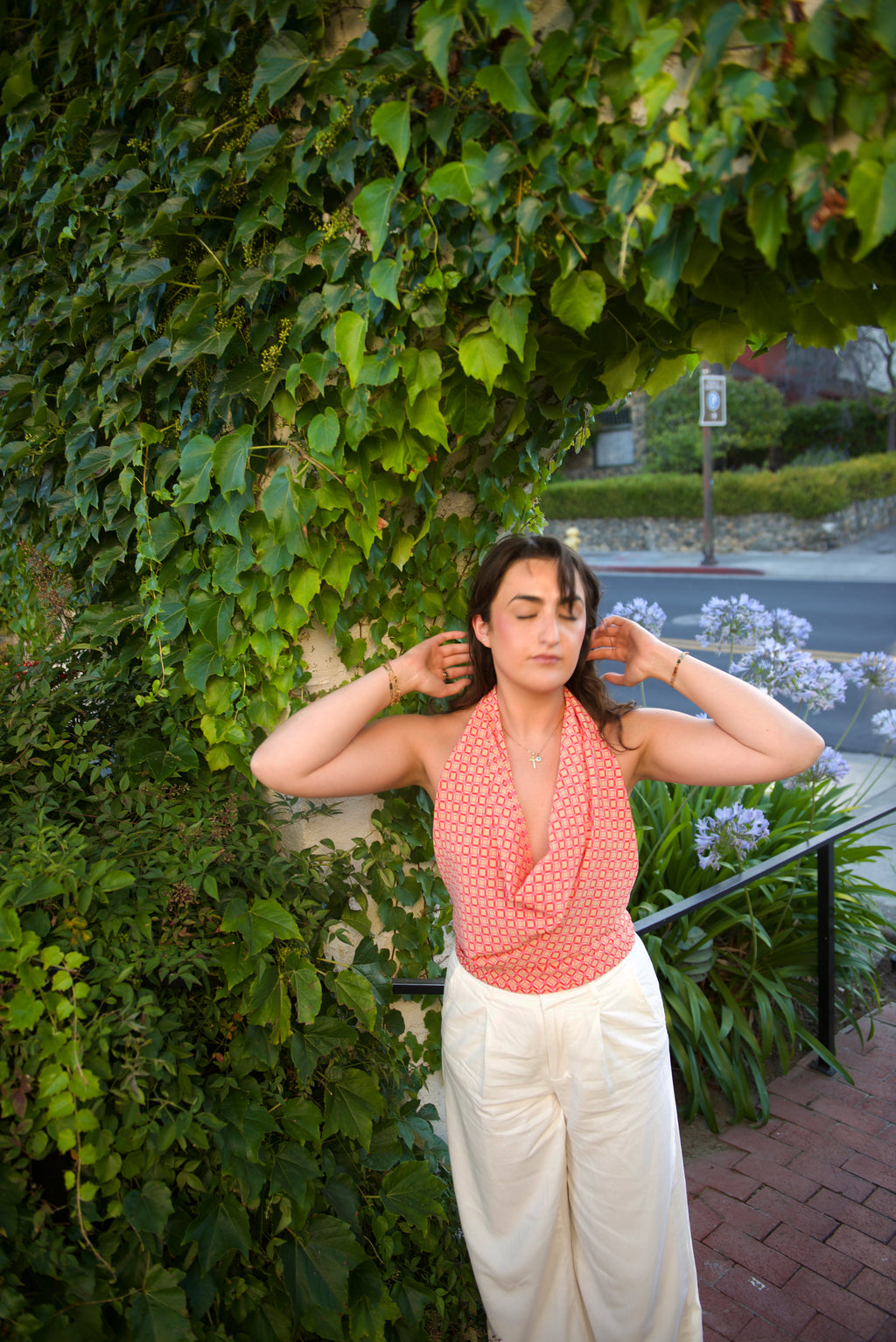 Yasmine Cowl Neck Top